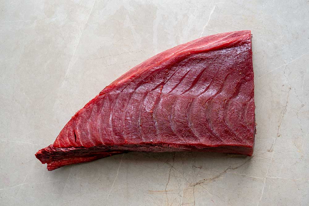 Tarantelo de atún rojo